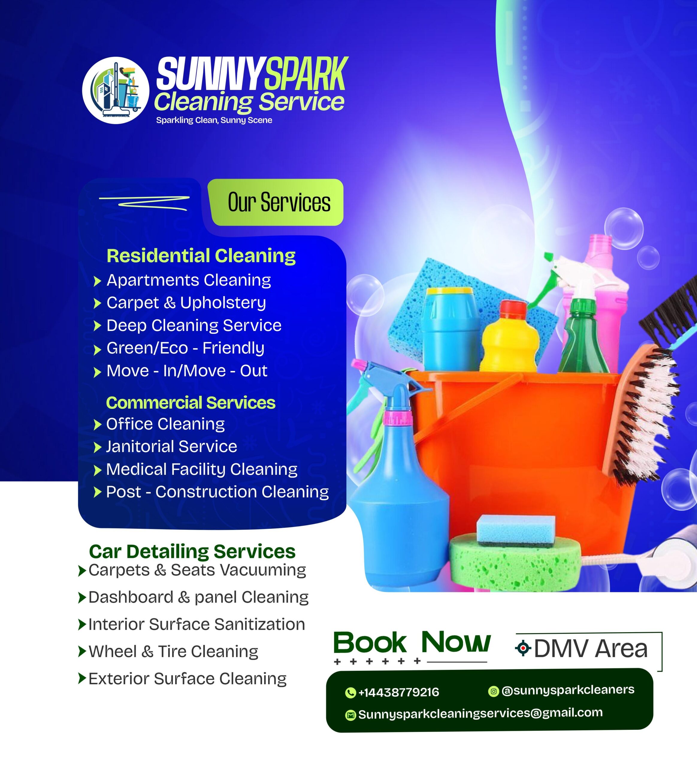 SunnySpark cleaning service in Baltimore