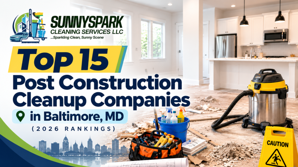 Top 15 post construction cleanup companies in Baltimore, MD
